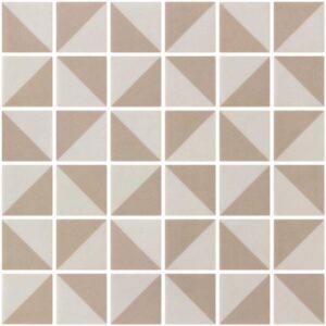 Origami Beige 2X2 Mosaic