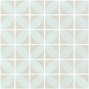 Azalea Cream 2X2 Mosaic