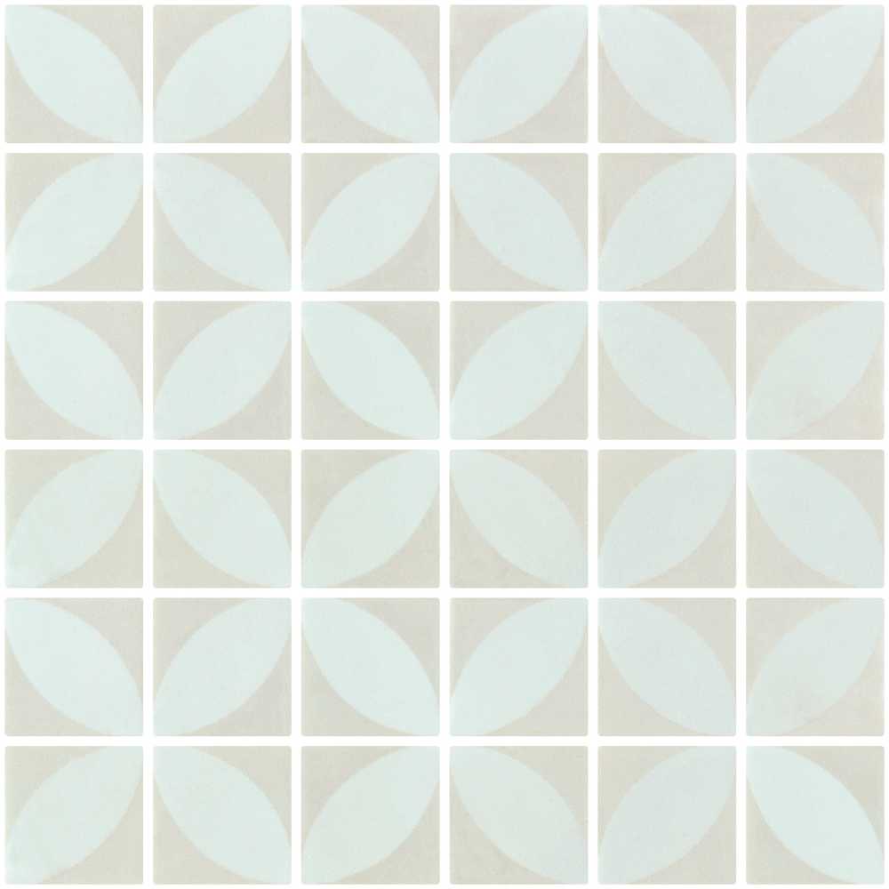 Azalea Cream 2X2 Mosaic
