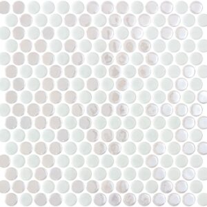 Iridescent Glass Penny Matte