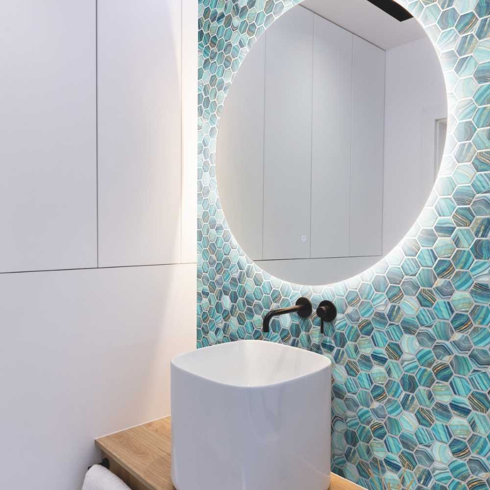Azure Hex 2" Glossy - Image 2