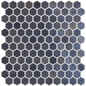 Black Hex 1" Glossy