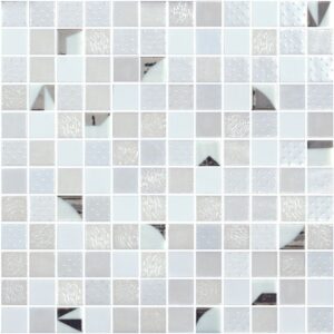 White/ Silver 1X1 Glossy