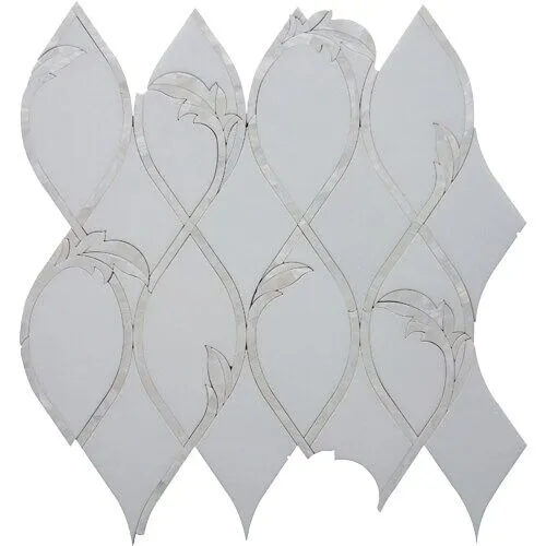 Thassos/Mother Pearl Honed