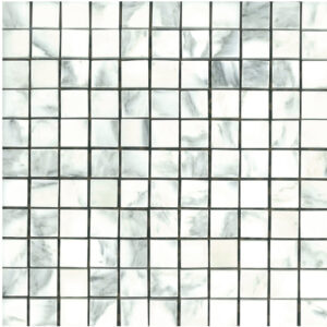 Arabescato 1X1" Mosaic Honed