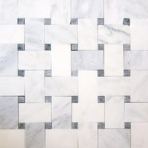 Statuario Premiere Lg Basketweave Honed