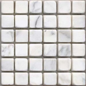 Statuario Premiere 5/8X5/8 Tumbled