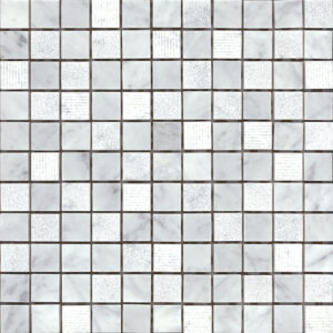 Bianco Carrara 1X1" Multi-Texture