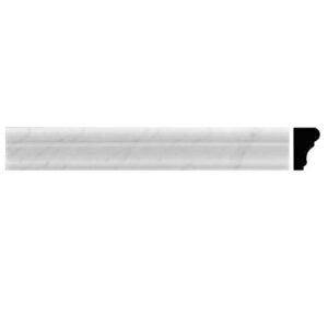 Bianco Carrara Capitello 2X12 Honed