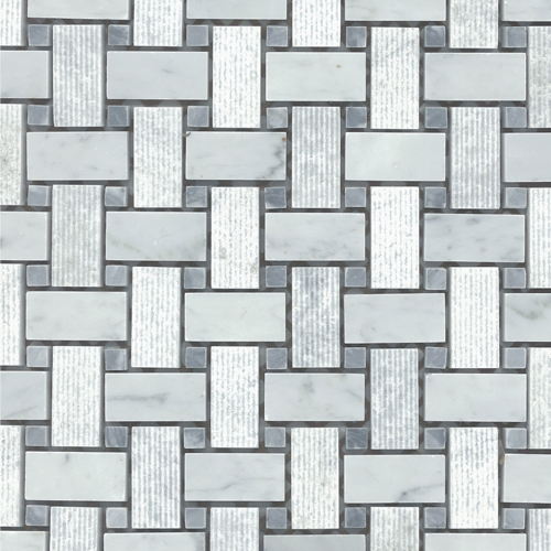 Bianco Carrara Weave W/Bardiglio Multi-Texture
