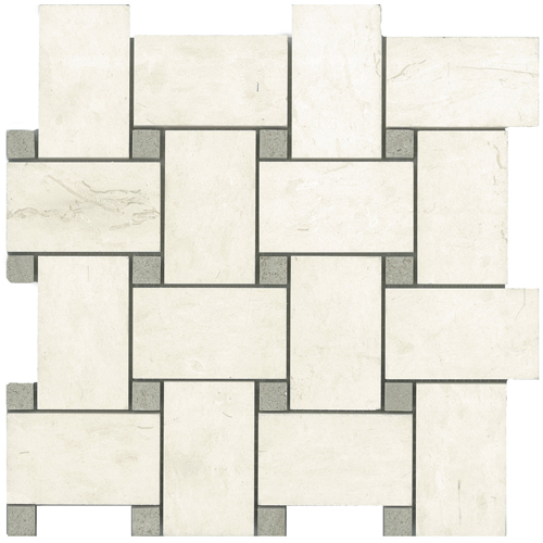 Large Basketweave Honed