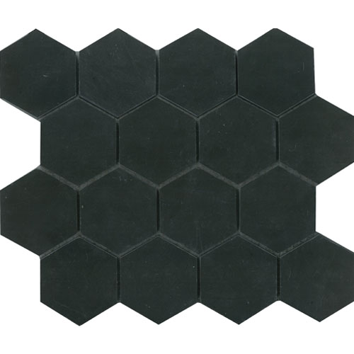 3" Hex Honed