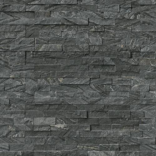 Glacial Black 6X24 Multi-Texture