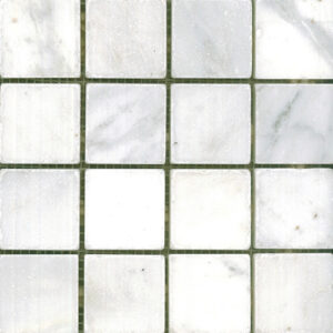 Tumbled Carrara *Mosaic 2X2 Tumbled