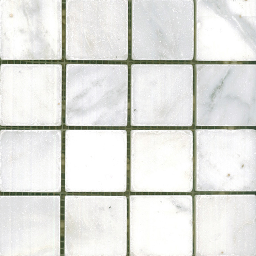 Tumbled Carrara *Mosaic 2X2 Tumbled